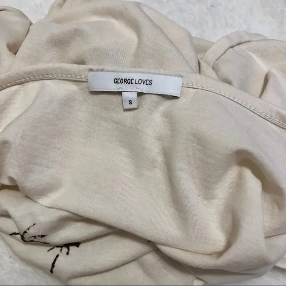 George Loves NWOT Short Sleeve Shirt Women S - Picture 7 of 9